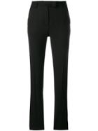 Max Mara Studio Formal Slim Trousers - Black
