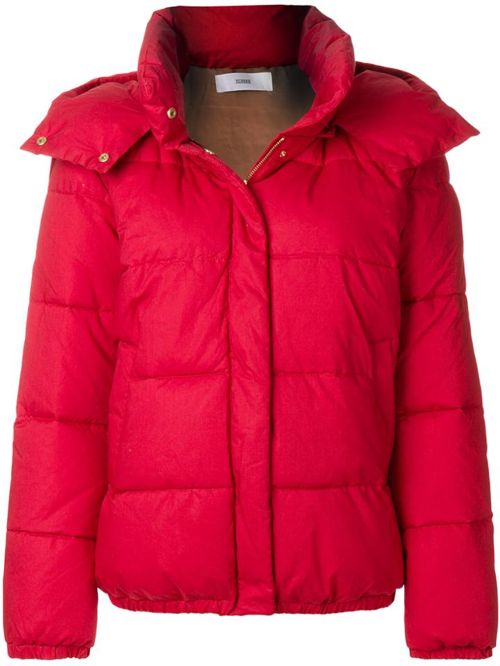 Closed Padded Jacket - Red