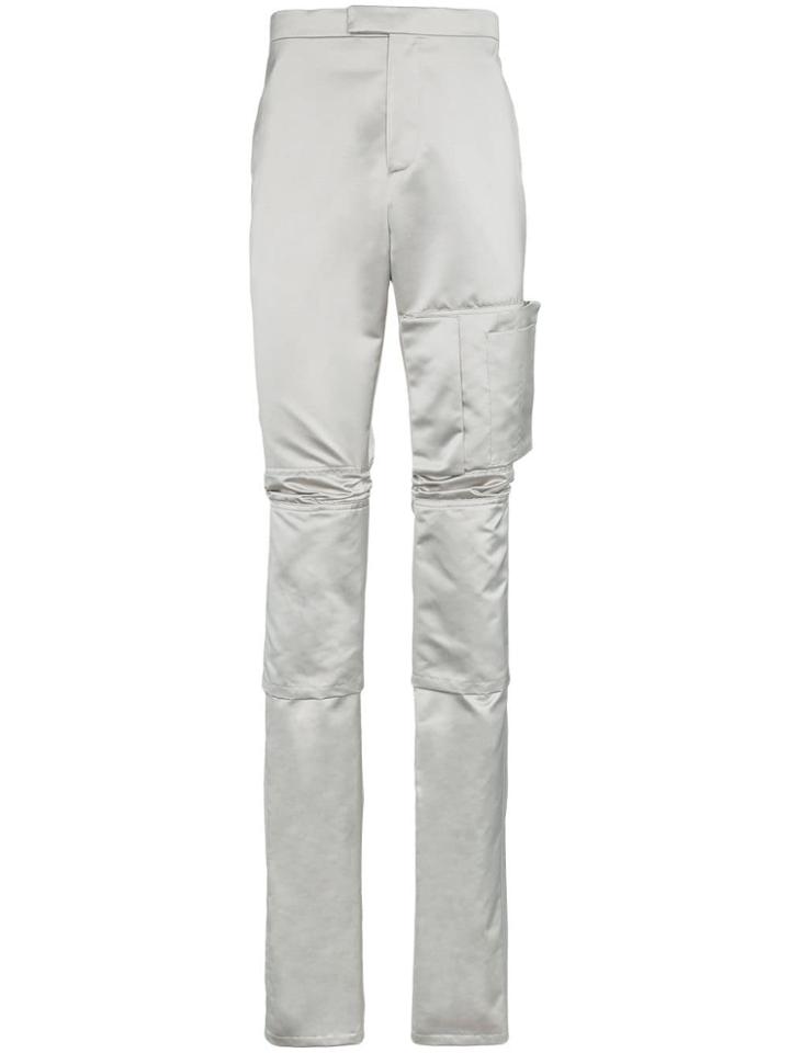 Raf Simons Flap Pocket Slim Leg Trousers - Grey