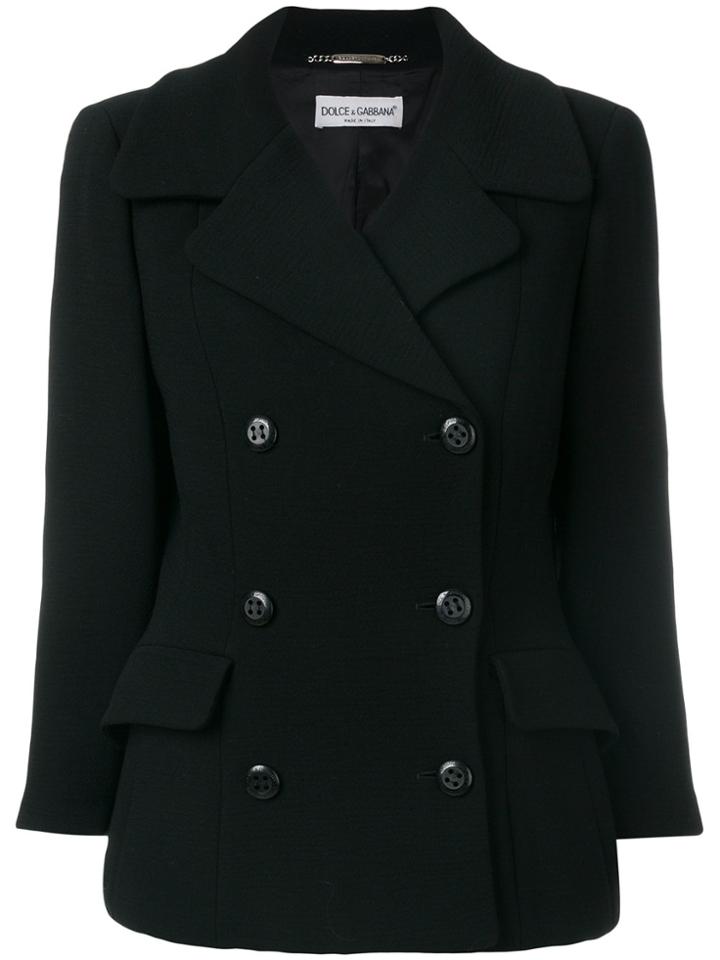 Dolce & Gabbana Vintage Double Breasted Jacket - Black