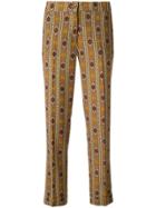 Etro All-over Print Trousers - Yellow & Orange