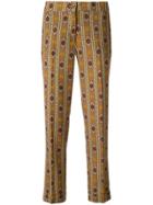 Etro All-over Print Trousers - Yellow & Orange