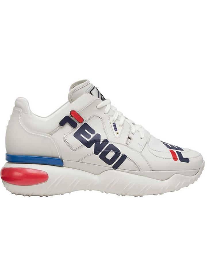 Fendi White Fendi Mania Low-top Sneakers