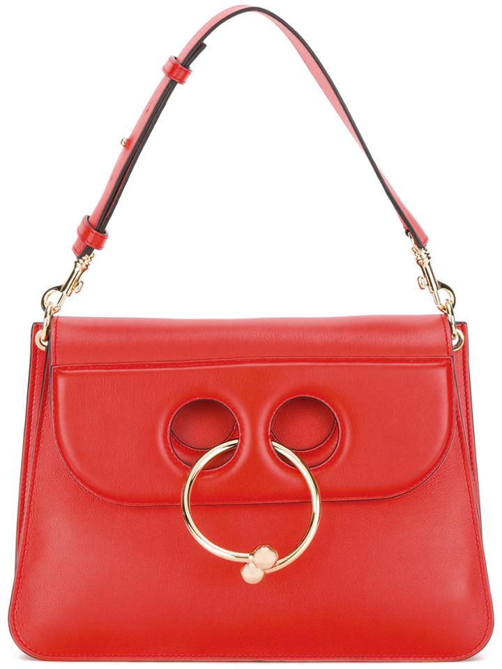 Jw Anderson Medium Red Pierce Shoulder Bag