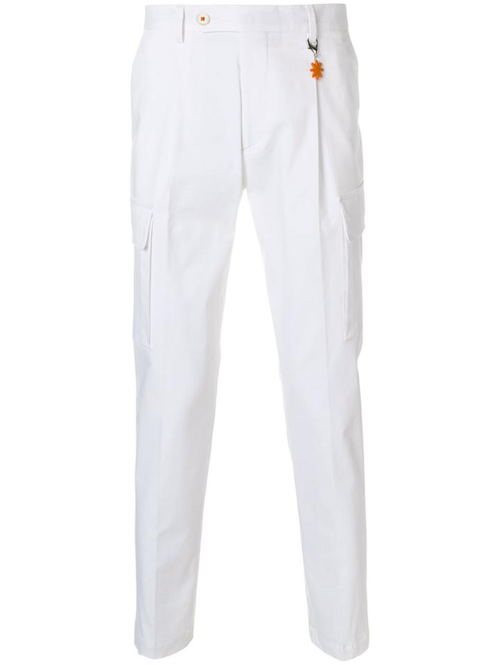 Manuel Ritz Side Pocket Trousers - White