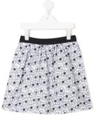 Armani Junior Floral Print Skirt, Girl's, Size: 8 Yrs, White