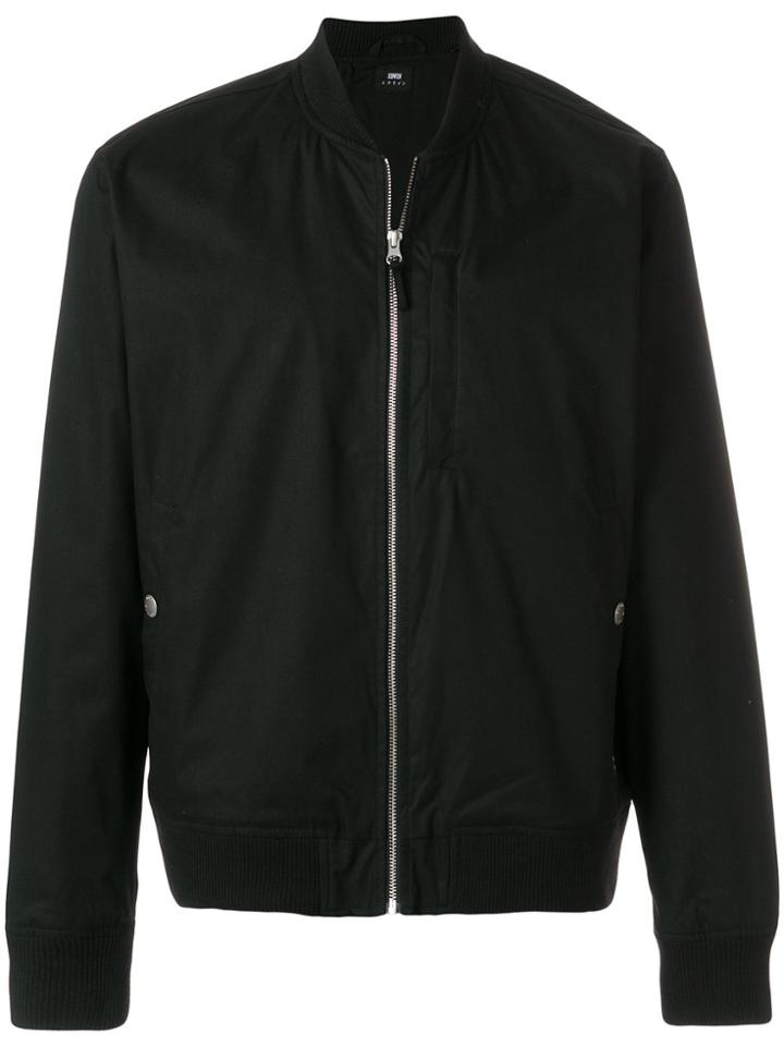 Edwin Zip-up Bomber Jacket - Black