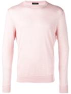 Ermenegildo Zegna Crew Neck Sweatshirt - Pink