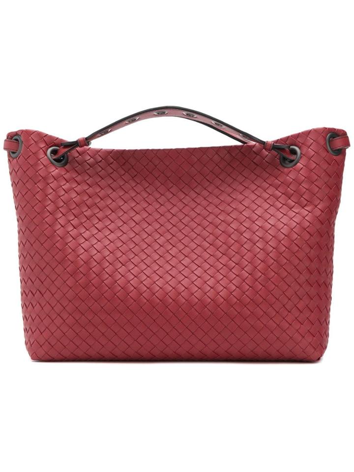 Bottega Veneta Garda Tote Bag - Red