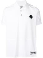 Philipp Plein Logo Polo Top - White