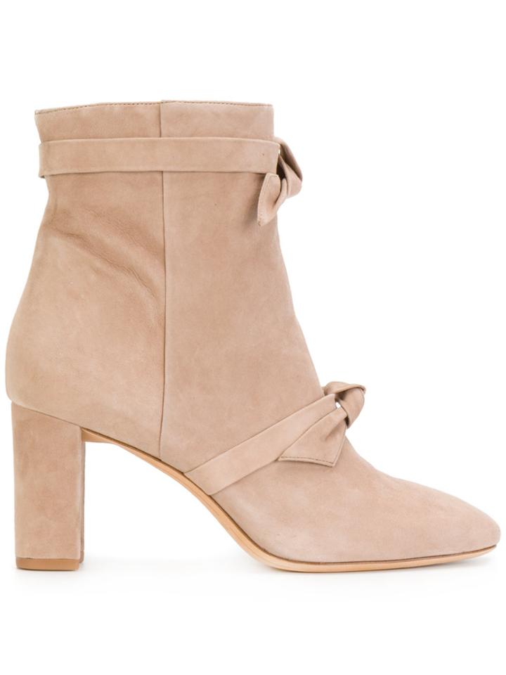 Alexandre Birman Ankle Length Boots - Nude & Neutrals