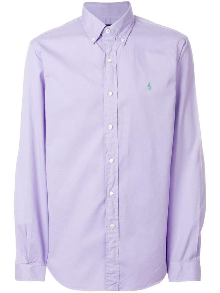 Ralph Lauren Logo Embroidered Shirt - Pink