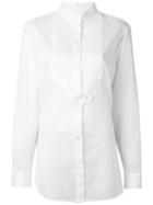 Maison Margiela Mao Collar Shirt, Women's, Size: 40, White, Cotton