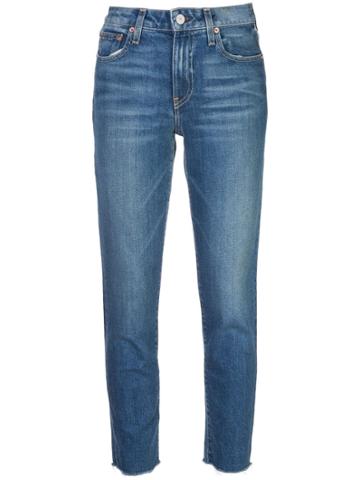 Trave Denim Mid Rise Slim Fit Jeans - Blue