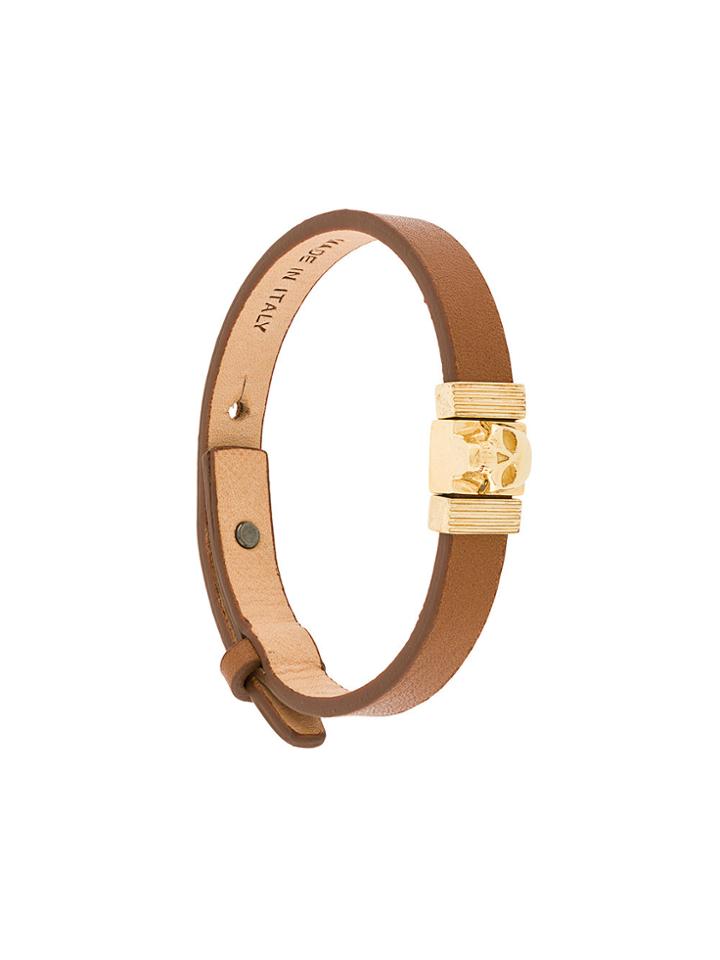 Northskull Skull Bracelet - Brown
