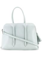Potior Rectangle Tote Bag, Women's, Green, Calf Leather