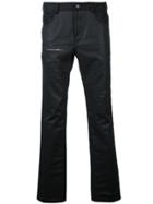 General Idea Distressed Slim-fit Jeans - Black