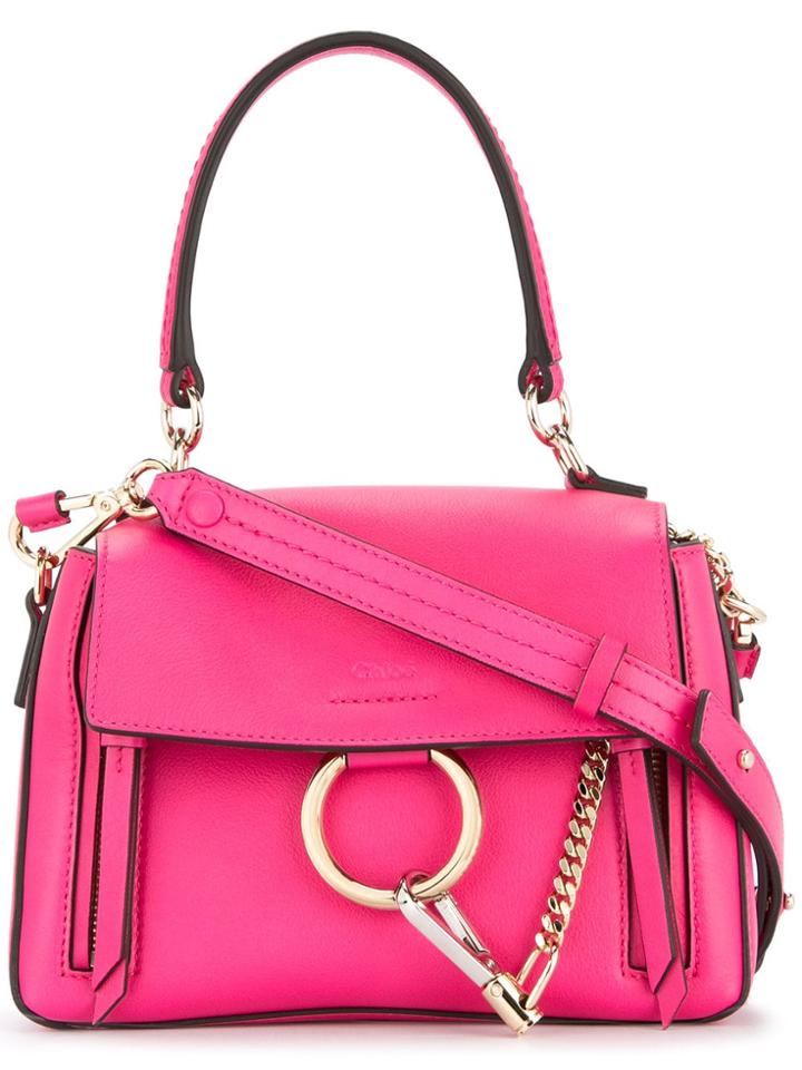Chloé Small Faye Shoulder Bag - Pink