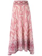 Cecilia Prado Knit Midi Skirt - Red