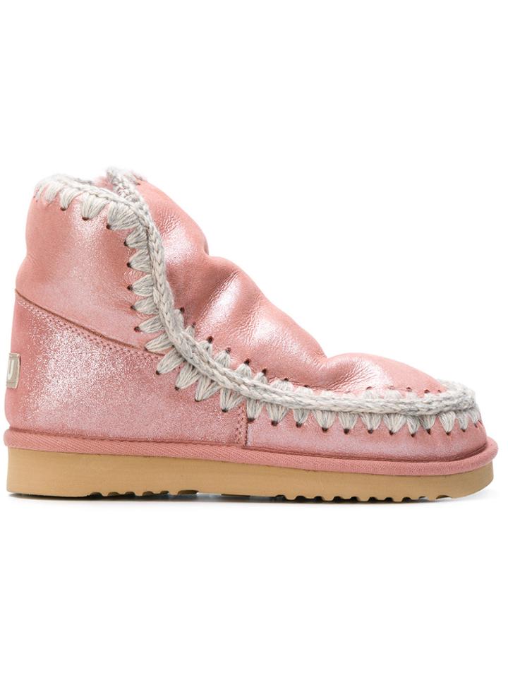 Mou Eskimo Boots - Pink & Purple