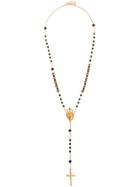 Dolce & Gabbana Embellished Rosary Beads - Black