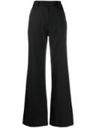 House Of Holland Wide-leg Tailored Trousers - Black