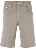 Jacob Cohen Classic Chino Shorts, Men's, Size: 33, Green, Cotton/spandex/elastane