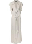 Baja East Long Sleeveless Coat