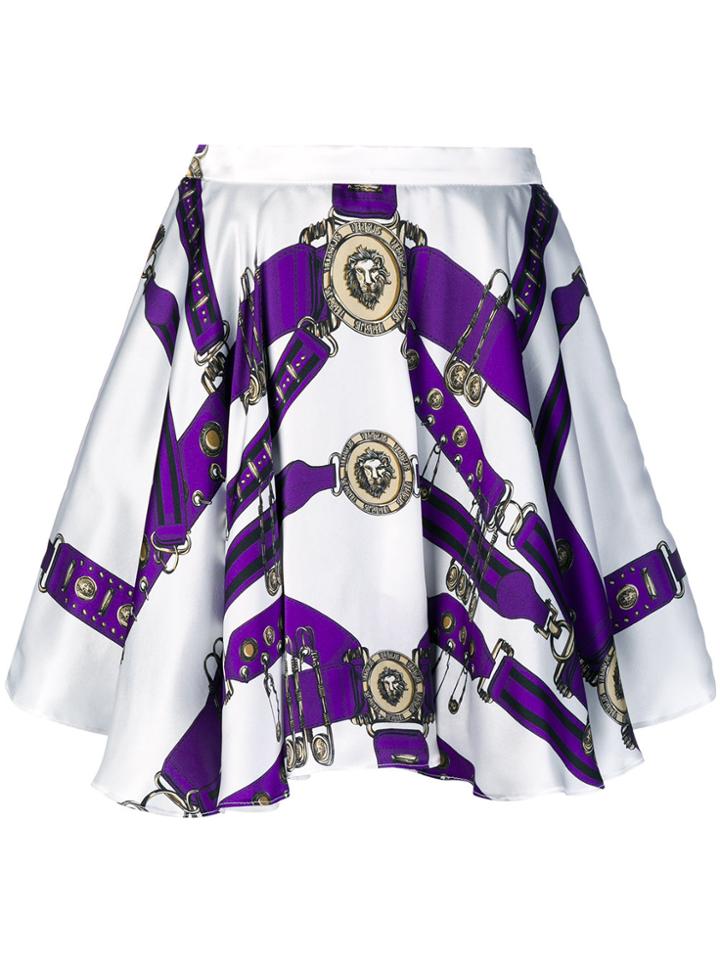 Versus Heritage Print Skirt - White