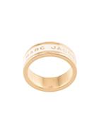 Marc Jacobs Logo Band Ring - Gold
