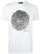 Dsquared2 Tree Trunk Print T-shirt - White
