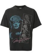 Fake Alpha Vintage Marylin Monroe Print T-shirt - Black