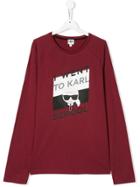 Karl Lagerfeld Kids Karl School Tee - Red