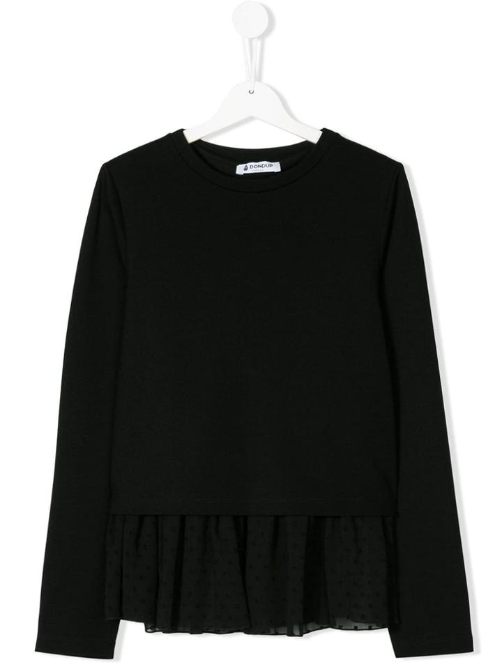 Dondup Kids Layer Effect T-shirt - Black