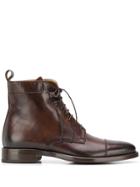 Scarosso Lace-up Boots - Brown