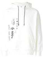 Adidas Originals By Alexander Wang Graphic Print Hoodie - White
