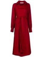 Société Anonyme Belted Maxi Dress - Red