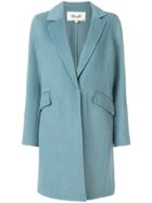 Dvf Diane Von Furstenberg Tailored Fitted Coat - Blue