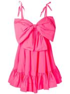 Msgm Flared Mini Dress - Pink