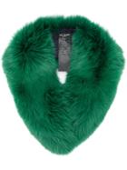 Yves Salomon Four Renard Scarf - Green