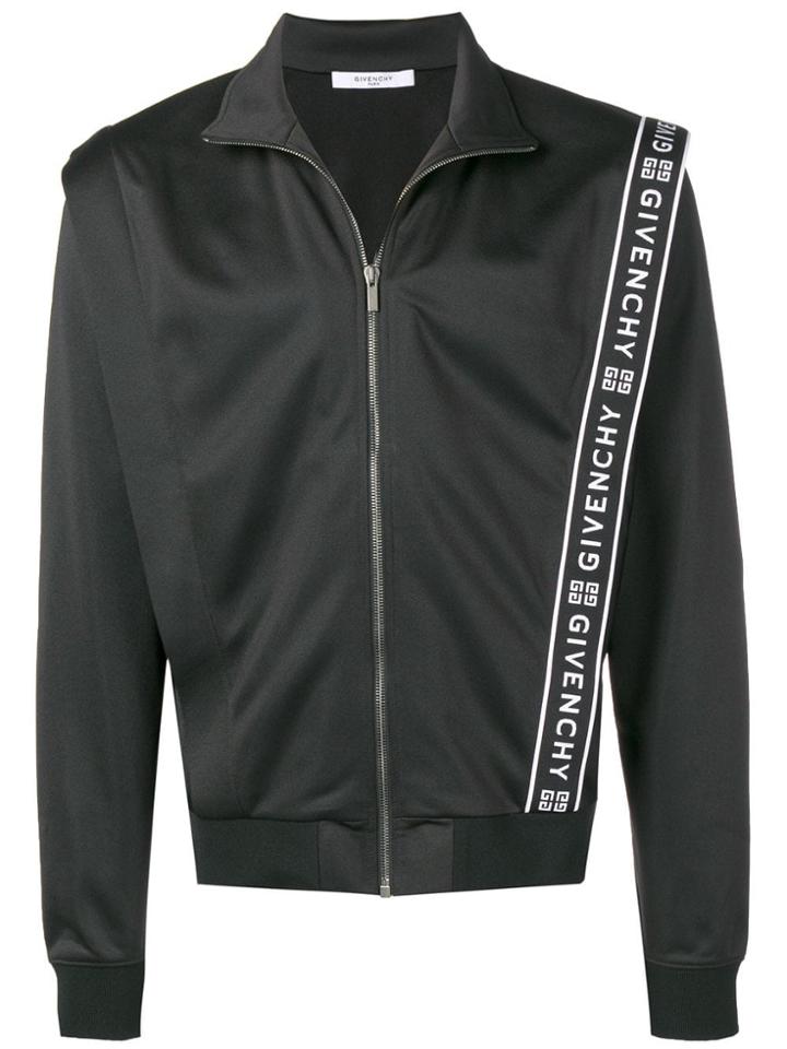 Givenchy Logo Print Jacket - Black