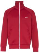 Kenzo Logo Printed Cotton-blend Track Jacket - Red