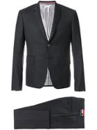 Thom Browne High Armhole Suit With Tie And Low Rise Skinny Trouser In