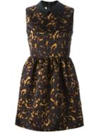 Mcq Alexander Mcqueen Tortoiseshell Print Party Dress