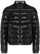 Dolce & Gabbana Logo-appliqué Puffer Jacket - Black