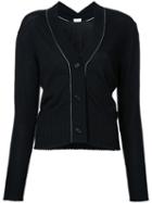 Rito V Neck Cardigan, Women's, Size: 38, Black, Silk/cotton