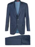 Isaia Classic Blazer, Men's, Size: 58, Blue, Wool