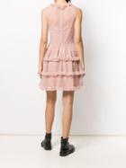 Red Valentino Tulle Tiered Dress - Pink