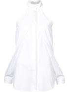 Dion Lee Cuffed Sleeveless Blouse - White