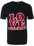 Love Moschino Printed Crewneck T-shirt - Black